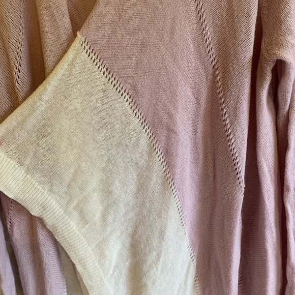 The Limited lilac medium purple ivory waterfall open pastel draped cardigan - Picture 5 of 16